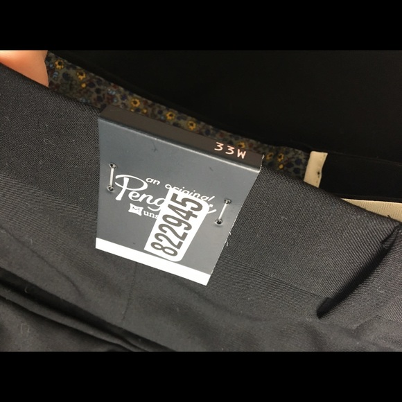 BRAND NEW WITH TAGS - Men's Black Suit Pants